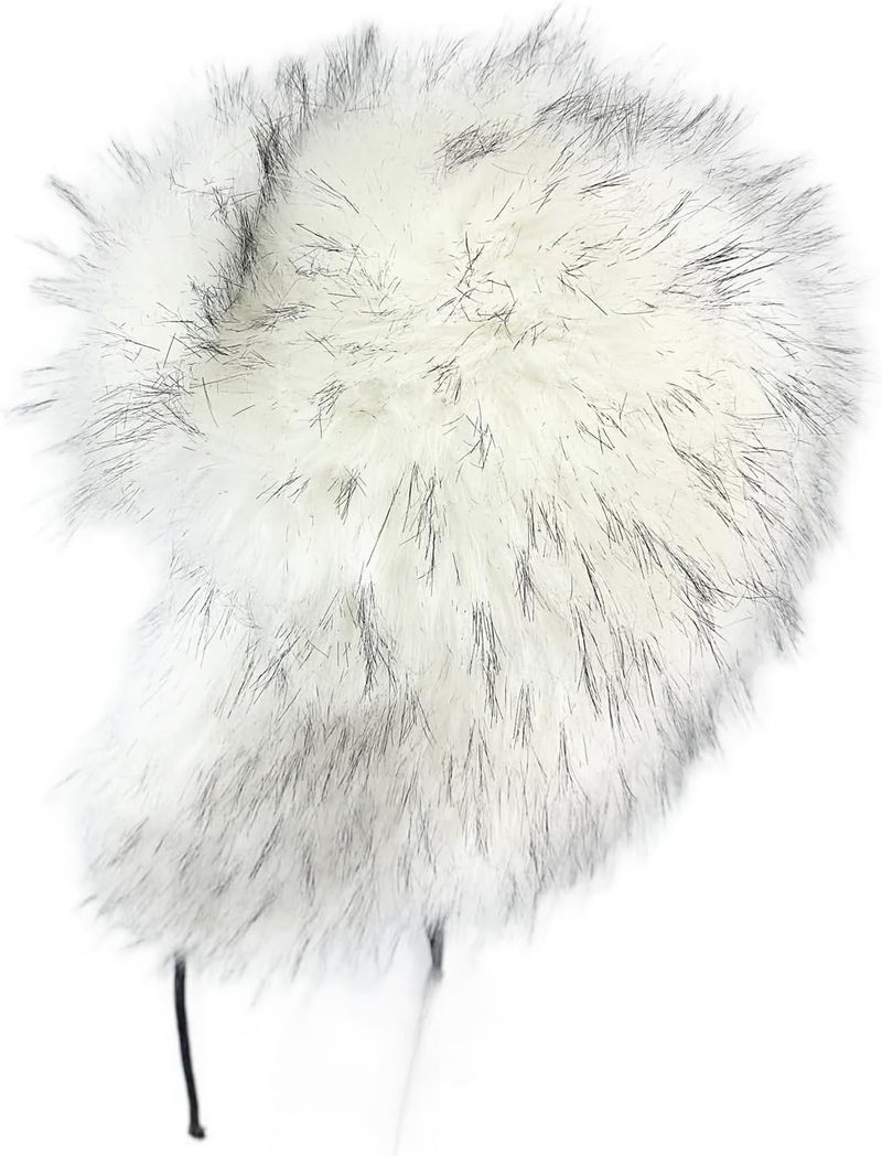 YFJNV Y2K Faux Fur Russian Hat, Soft, Warm Winter Trapper Hat with Earmuffs for Men and Women - Image 3